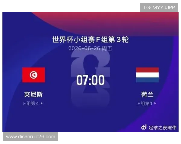 2026年世界杯突尼斯对阵荷兰比赛亮点全面解析与赛前预测
